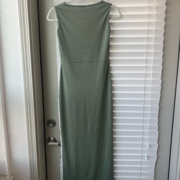 Green/grey midi dress - Picture 2 of 2